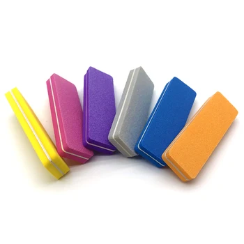 

5pcs Multicolor Nail File Buffer Sponge Nail File Block Buffer Sanding 100/180 Professional Nail Art Tools Salon Lime a ongle