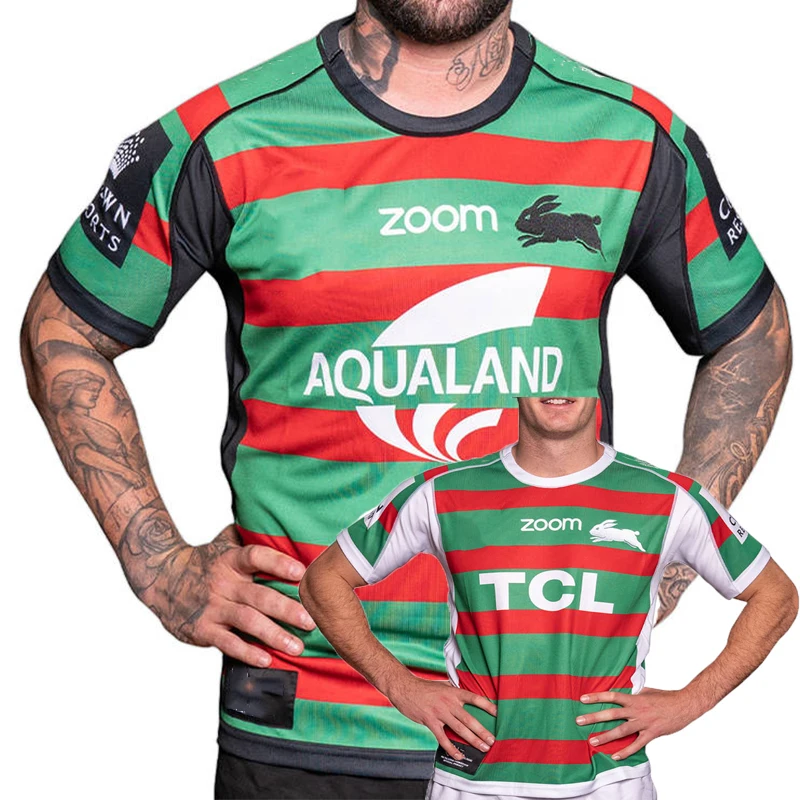 Camiseta deportiva de Rugby para hombres, ropa de casa, S-5XL, South Sidney, Rabbit ohs, 2021
