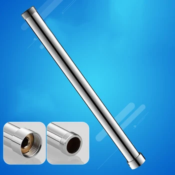 

Wall Mounted Shower Head Faucet 1pc Extension Tube Bar Polished Lifting Pipe Rod
