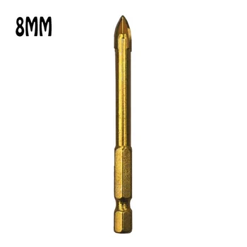 

Hex Shank Drill Bit Sleeve Tip Hole Puncher Cross 6/8/10mm Glass Marble