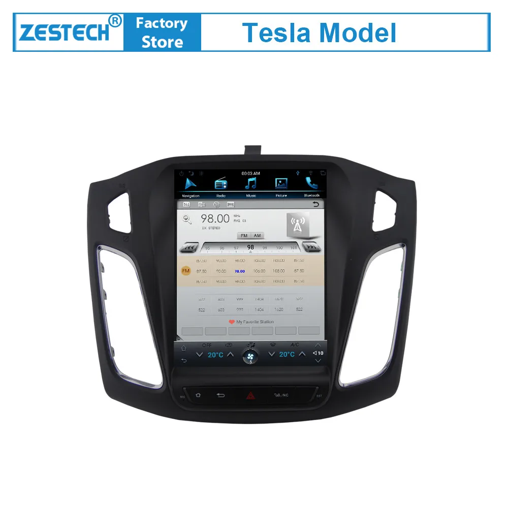 Tesla Автомобильный мультимедийный Радио dvd для фокуса 2012- 10,4 дюймов 1 din tesla модель автомагнитола gps навигация wifi bluetooth