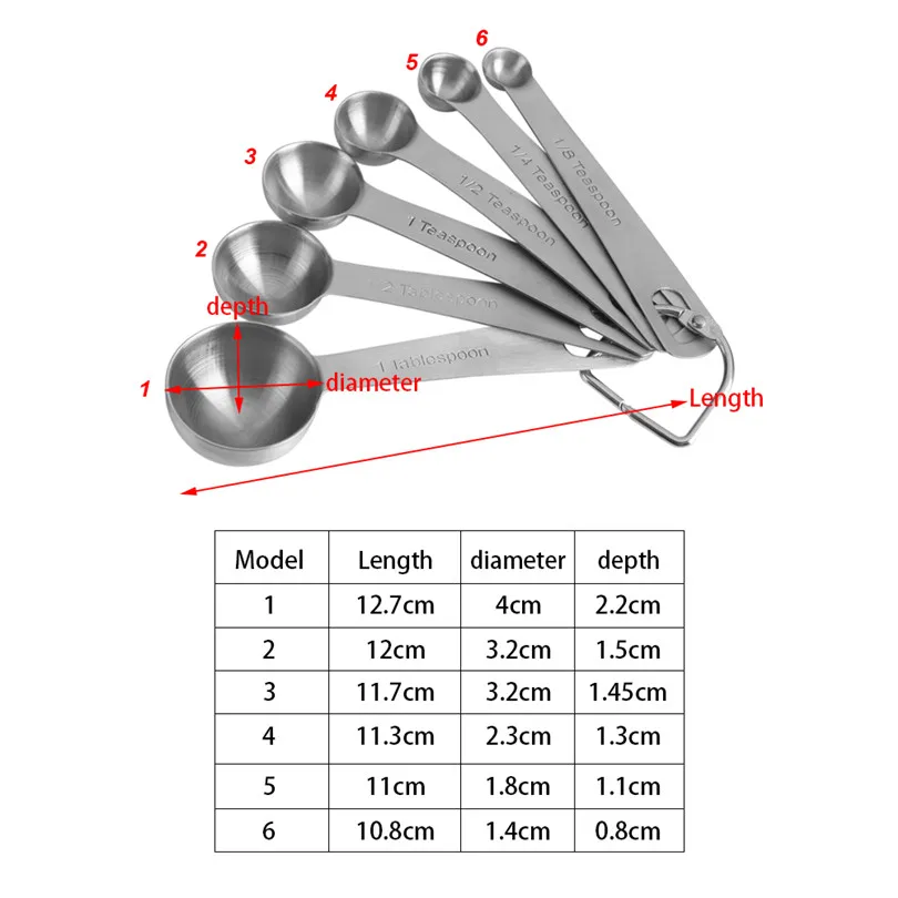 Складные мерные ложки из нержавеющей стали|measuring cup|steel measuring cupstainless steel cup |