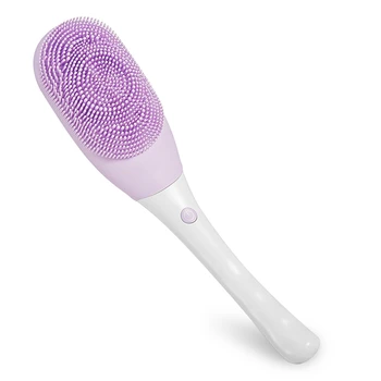 

Electric Silicone Shower Massage Brush 39 °C Bath Brush Silica Gelwaterproof Body Brush Removes Dead Skin and Toxins