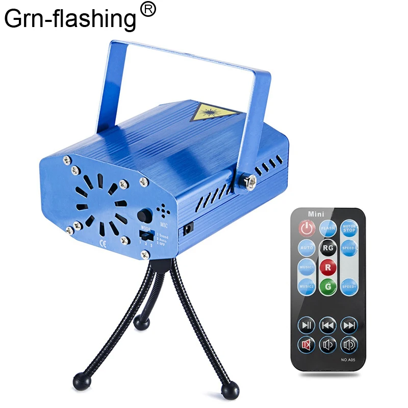 Online LED Laser Lights Projector stage light Sound Activated Auto Flashing Led Stage Lights for DJ Disco Party Show with Controller