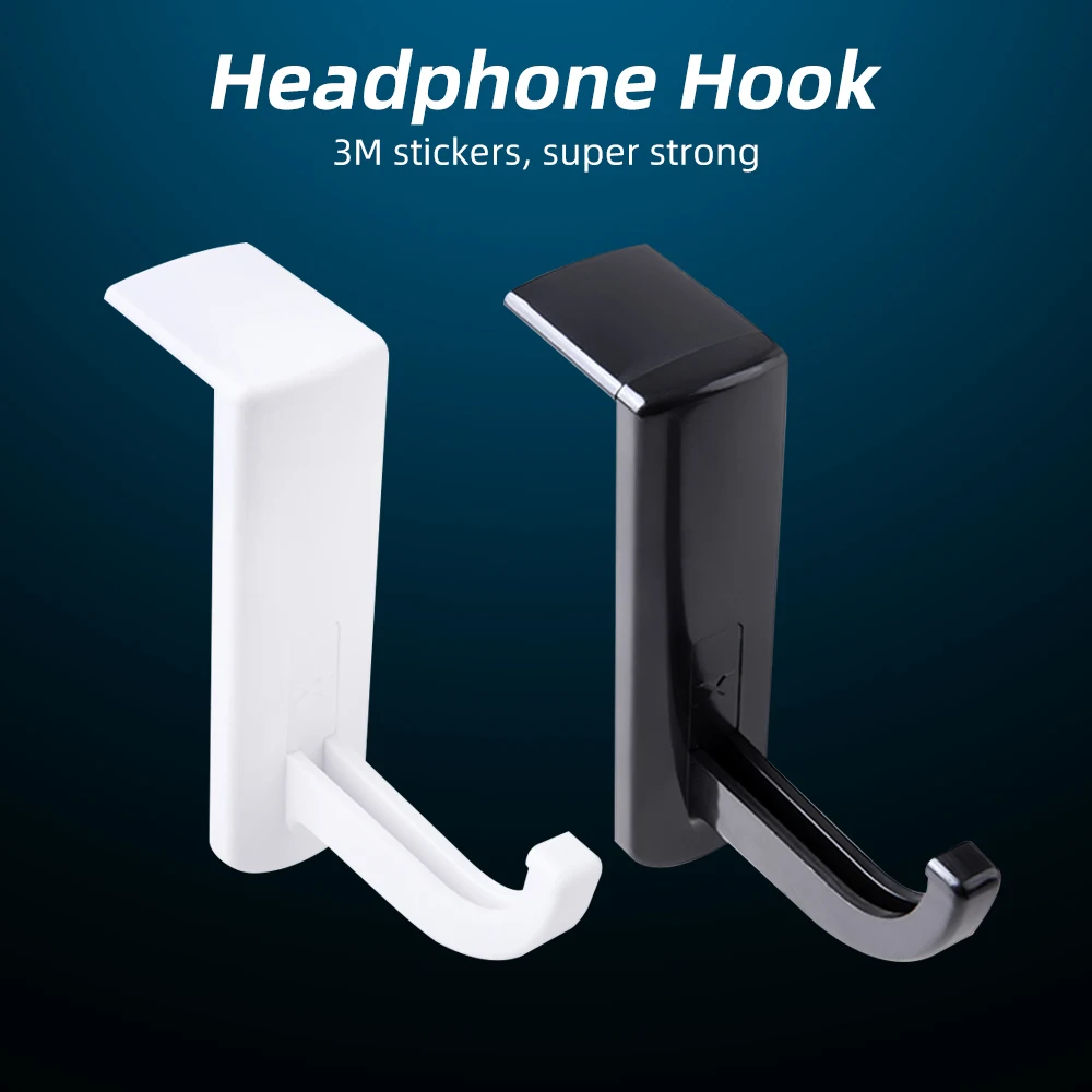 folding desktop phone stand Headphone Holder Earphone Hook Headset Hanger for Desk PC Display Monitor Gaming Earphone Stand Bracket Head Mounted Accessories flexible mobile holder