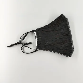 

Drop shipping Rhinestone Face Mask Decorations for Women Bling Elasticity Crystal Cover Face Jewelry Cosplay Decor Party Gift