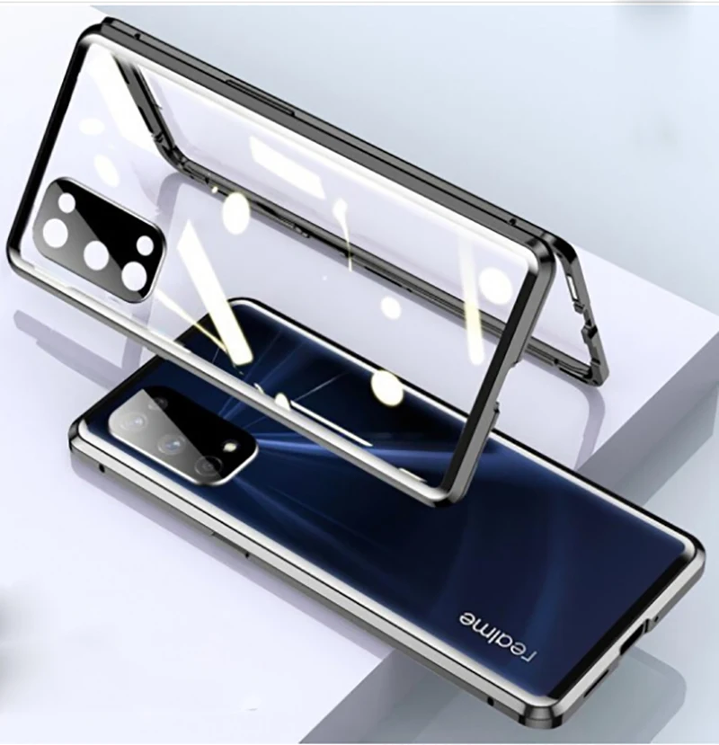 

Двустороннее магнитное стекло для realme X7 Pro Φ 360 градусов Полная защита объектива