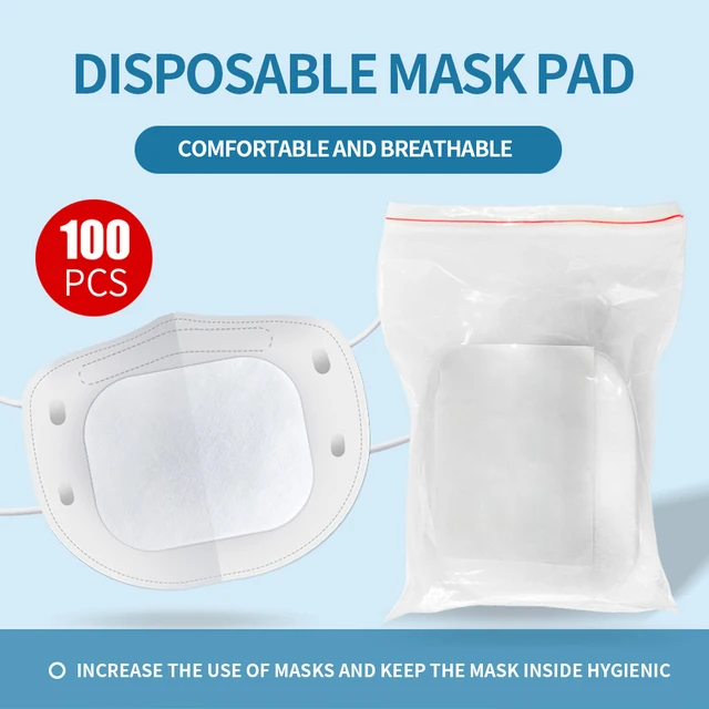 US $10.02  100pcs 3 Layers Filters Pad For Mask Disposable Antivirus Protective Mask No-Woven Fabric Filters A