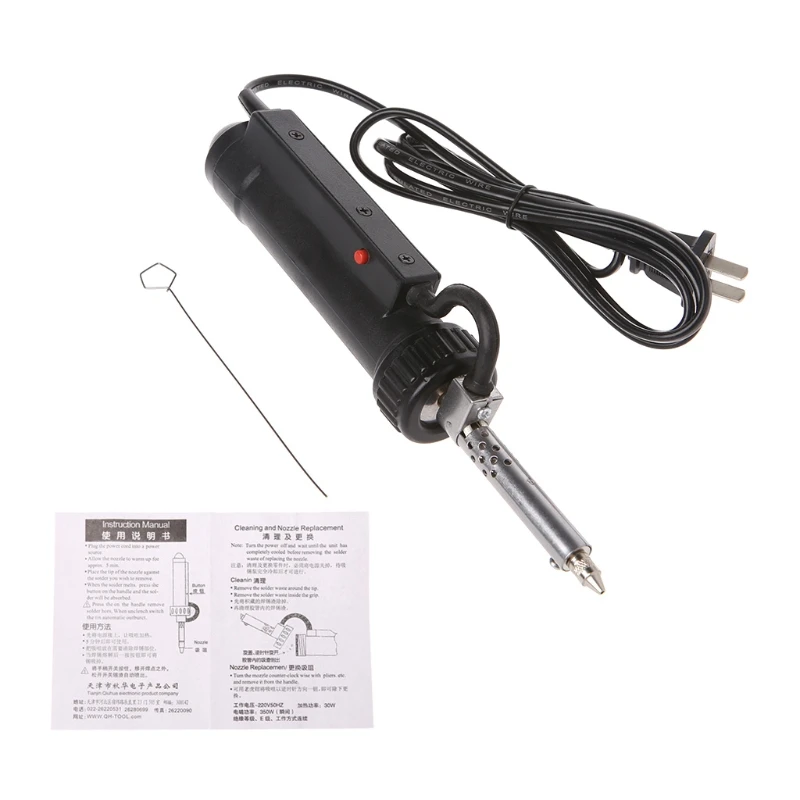 Electrical Vacuum Desoldering Repair Tool 30w 220v Pump Tin AliExpress