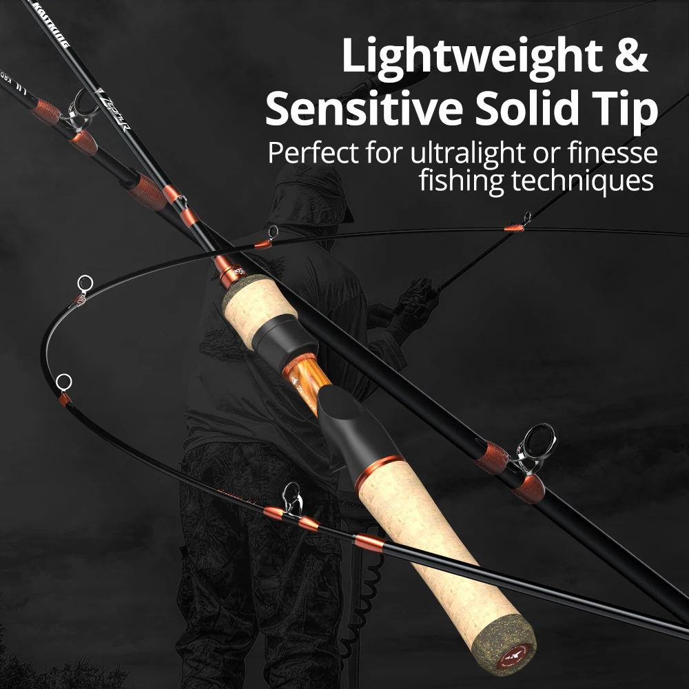 KastKing Zephyr Ultralight Spinning Casting UL Fishing Rod 24 Ton Carbon  Fiber 2 Sections 1.53m 1.68m 1.80m 1-8g Fishing Pole