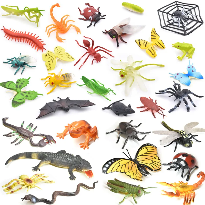 

Factory Price Solid Dinosaur Toy Set Model Plastic Large Size Oceans Animals And Insects Model Toy Men's
