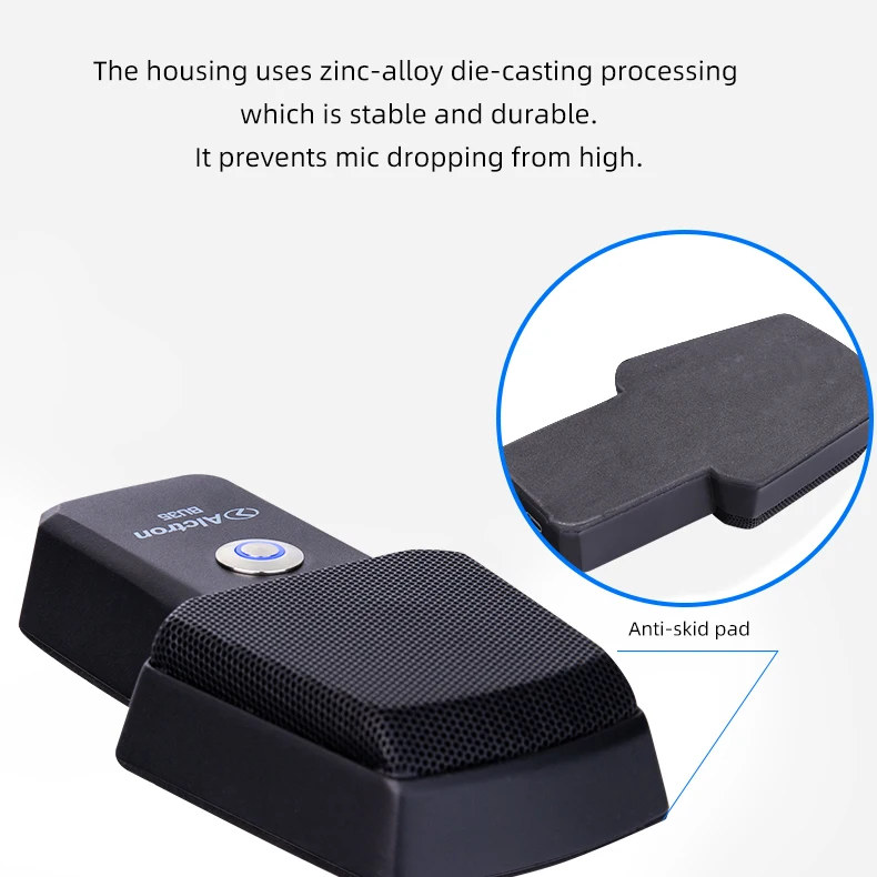 Alctron BU35 цифровой границы USB микрофон подключи и играй для видео встречи, онлайн обучения, Монитор жизни и других случаев