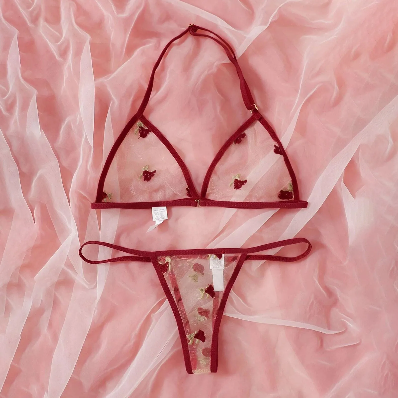 Br New Sexy Fshion G-string String Sleepwer Underwer Lingerie Fleur Lce Bckless Gilet Sexy Pnties lenceri_voghion.com