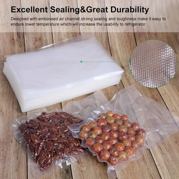 

100Pcs Food Vacuum Packaging Bag Kitchen Utensils Vacuum Sealing Machine Food Bag