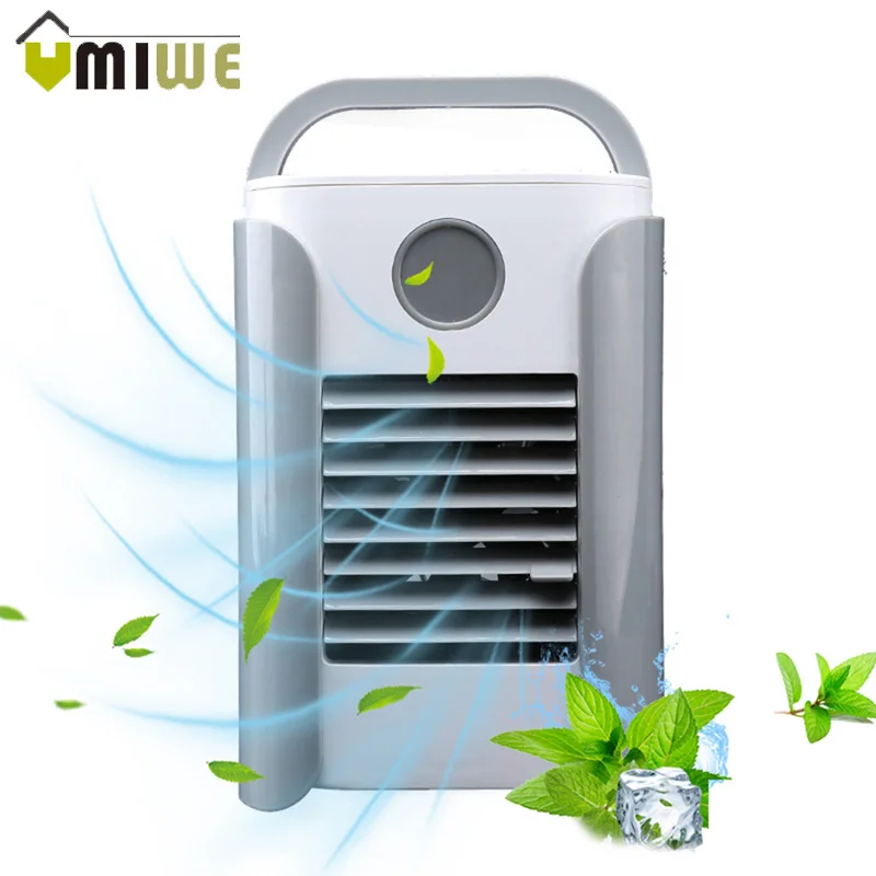 

Chargable Portable Air Conditioner USB Mini Portable Air Cooler Hanlheld Air Cooling Bluetooth Fan No Radiation for Office Home