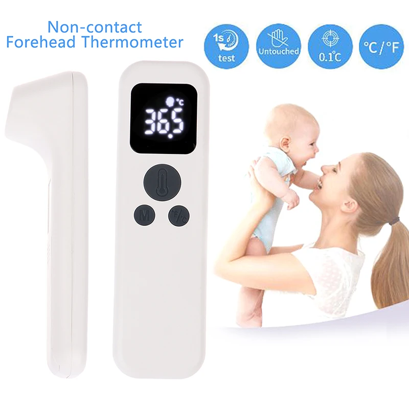 

Non Contact Digital Infrared Forehead Thermometer Adoult BabyThermometer