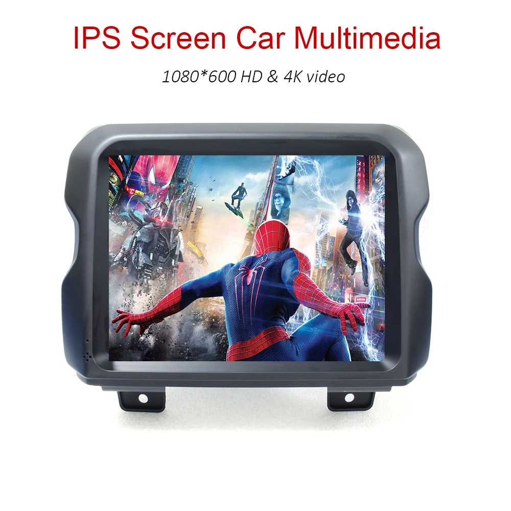 YAZH Android 9,0 Pie Автомобильный плеер мультимедиа для Jeep Wrangler с 8," ips/4 K видео/встроенное зеркало-Ссылка для Apple/Androd