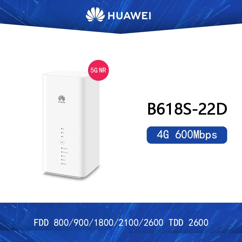 Разблокированный беспроводной маршрутизатор Huawei B618s 22d 4G LTE FDD800/900/1800/2100/2600Mhz TDD2600Mhz
