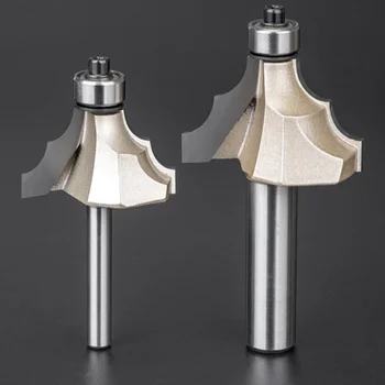 

Woodworking Milling Cutter 6.35mm Shank End Mill Router Bit Cutter Trimming Engraving Milling Tools Wood Drilling Free Shipping