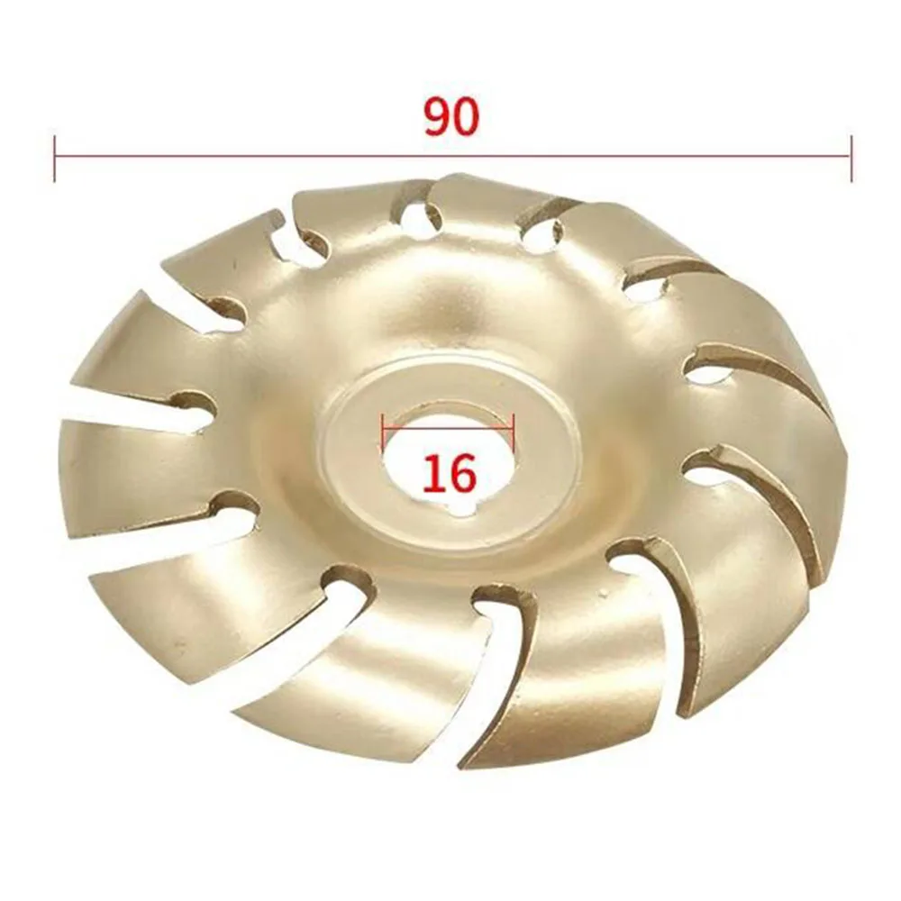 Equipment Wood carving disc 90mm Rotary 12 Teeth Power Tool Parts Shaping |