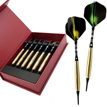 Fox Smiling 6 шт. 16 г профессиональный мягкий наконечник Дротика алюминиевые валы с латунными бочками