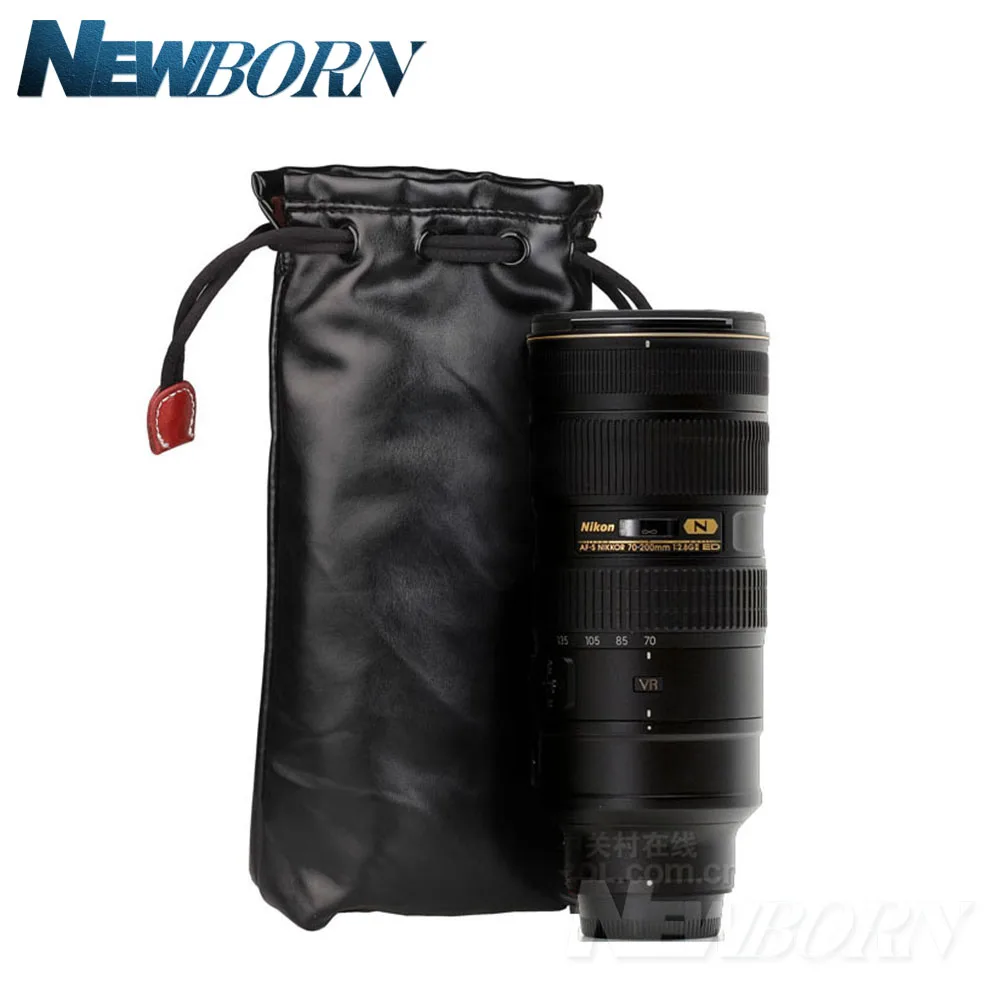 DSLR Camere сумка для объектива из искусственной кожи+ защитный чехол Tomentum подходит для Canon Nikon sony Объектив камеры аксессуары