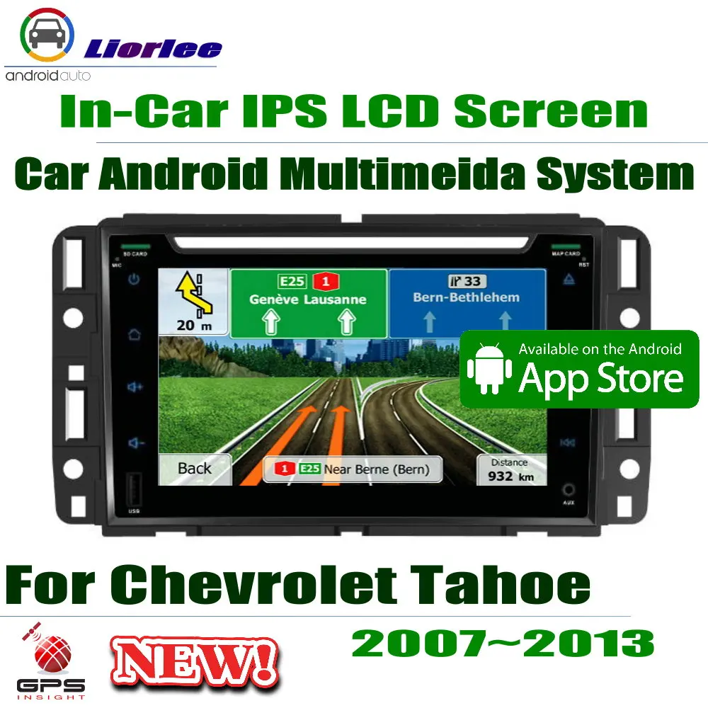Автомобильный DVD плеер для Chevrolet Tahoe 2007 ~ 2013 GPS навигация Android 8 Core A53 процессор Радио