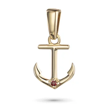 

Pendant made of yellow gold with garnet e0306pd04200840