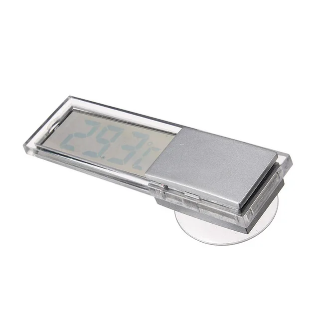 Car Hőmérő Osculum Típusú Celsius Fahrenheit Lcd Digitális Hőmérsékletek Mérőszívó Csésze Beltéri Kültéri - Image 2