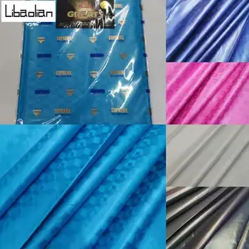 

African Lace Fabrics For Women&men Dress Hot Sale Nigerian Bazin Riche Getzner With Beads Embroidery Bazin Lace Fabric O909-25