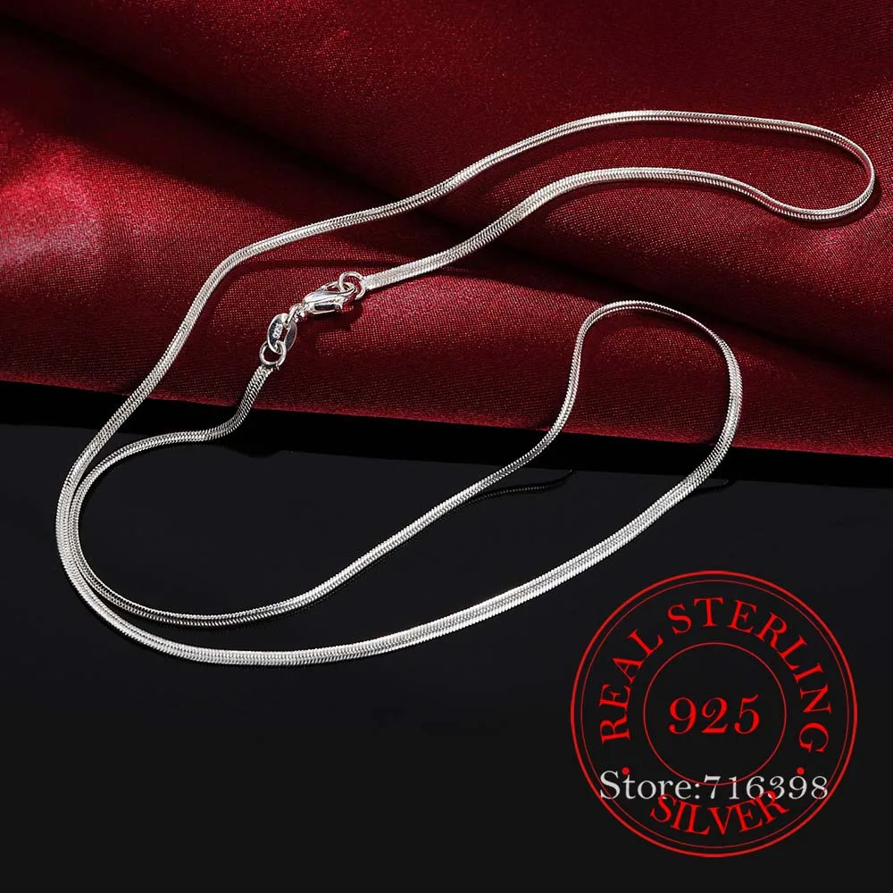 Jual 2mm 16inch-30inch Flat Snake Chain 