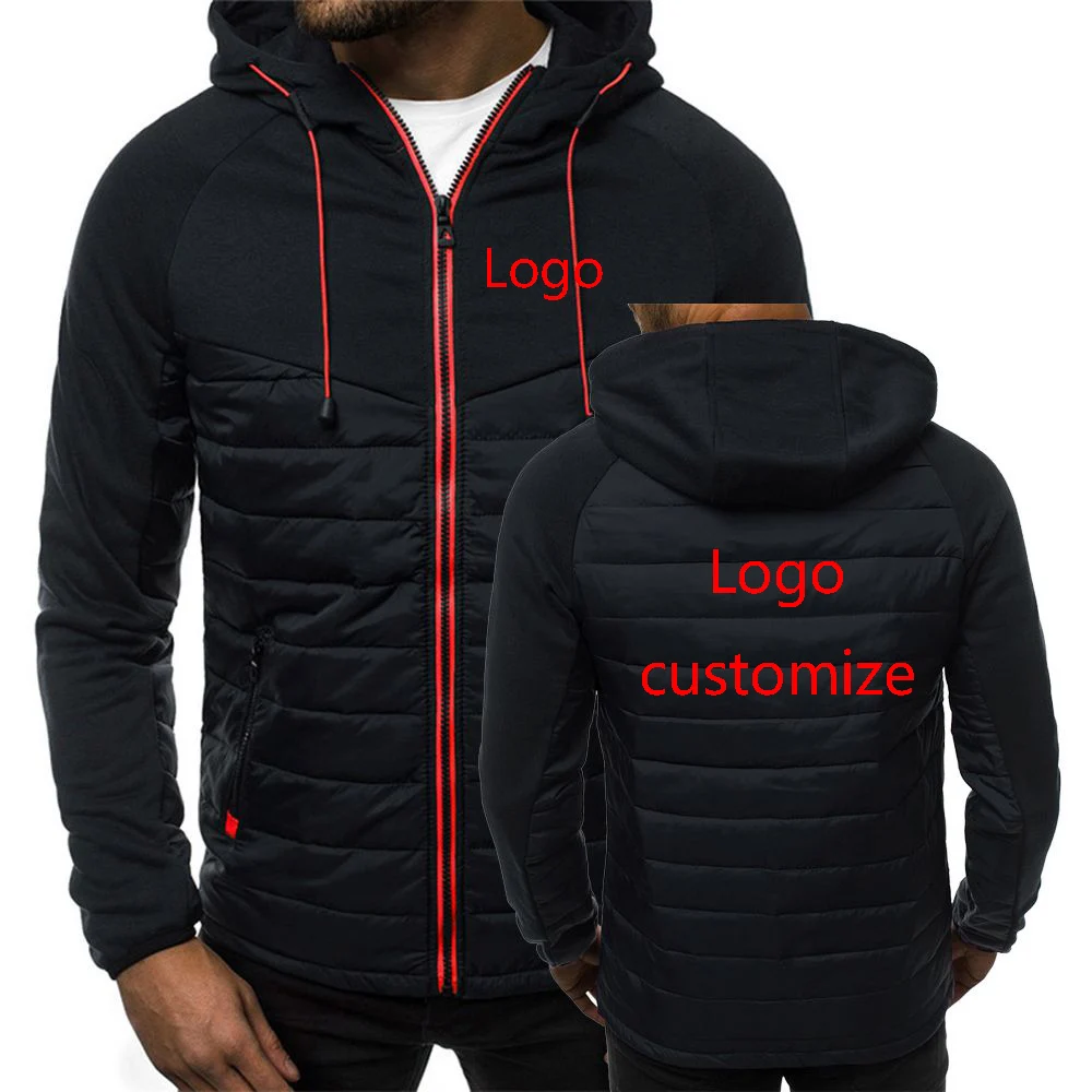 Waterproof Cotton Winter Jacket Men Hoodie