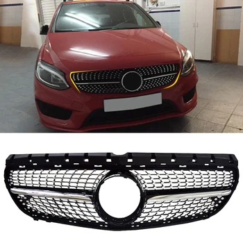 

Car Accessories Front Grille Middle Net Grills Assembly Frame Cover Exterior Parts For Mercedes-Benz B-Class W246 2012-2018