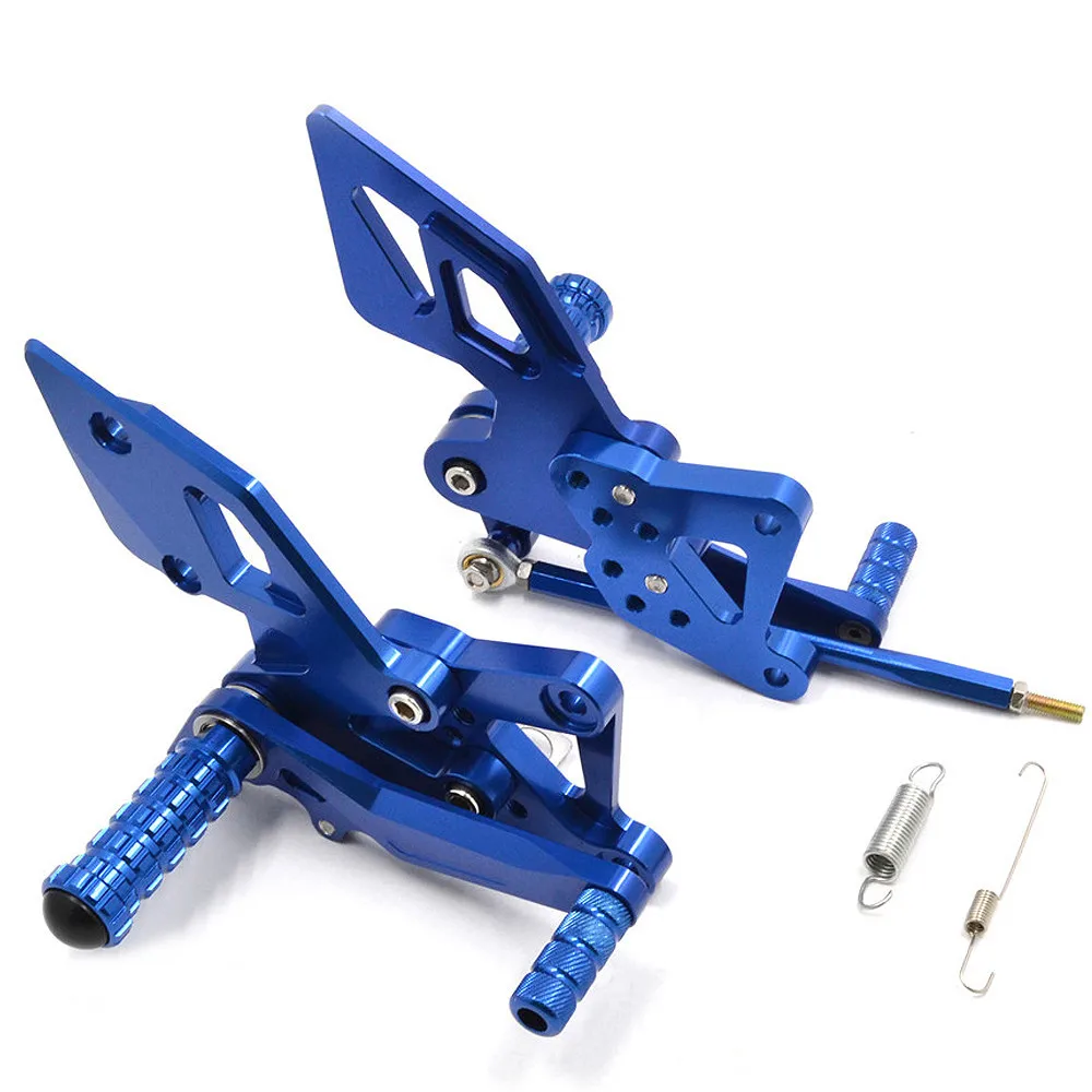 R3 R25 для ног подножек Регулируемый Запчасти для Yamaha YZF R3 YZF-R3 16 YZF R25 YZF-R25 2013 - Color: Blue