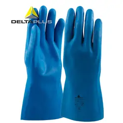 Deltaplus синие латексные перчатки, рабочая безопасность, антихимический, водонепроницаемый, толстая Чистка, домашняя износостойкая