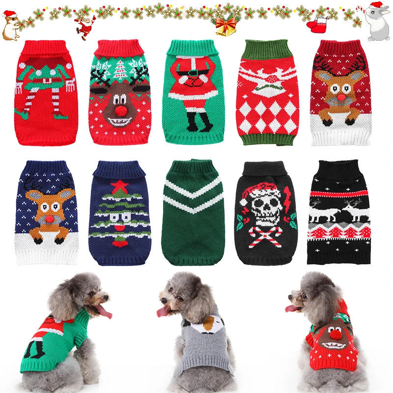 small dog christmas sweater