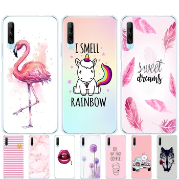 

for huawei y9s phone case on huawei y9 S back cover bumper etui coque silicone tpu soft full protection shockproof