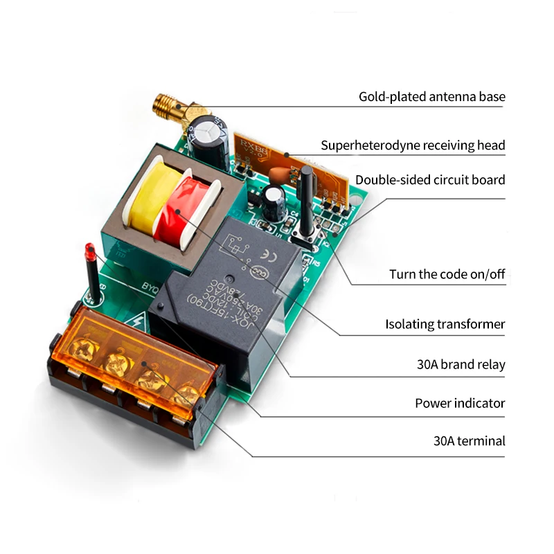 mini interruptor de bomba dagua com controle 03