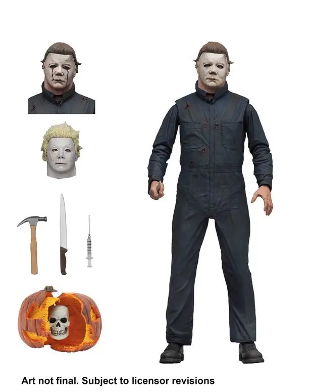 Коллекционная фигурка на Хэллоуин, 2 NECA Ultimate, Майкл Майерс, модель игрушки, кукла, подарок, 18 см