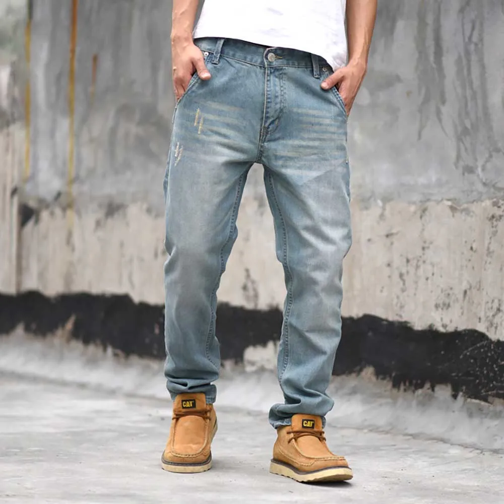 New Trend Harem Jeans Men Casual Tapered Denim Pants Regular Fit Retro Blue Trousers Joggers Jeans Pants Man Clothing New Trend Harem Jeans Men Casual Tapered Denim Pants Regular Fit Retro Blue Trousers Joggers Jeans Pants Man Clothing