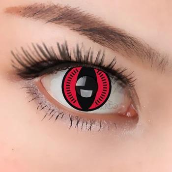 

Naruto contact lenses sharingan Anime Cosplay Eye Colored Contact Lenses Hallowen Lens CL209 BEAST TAIL