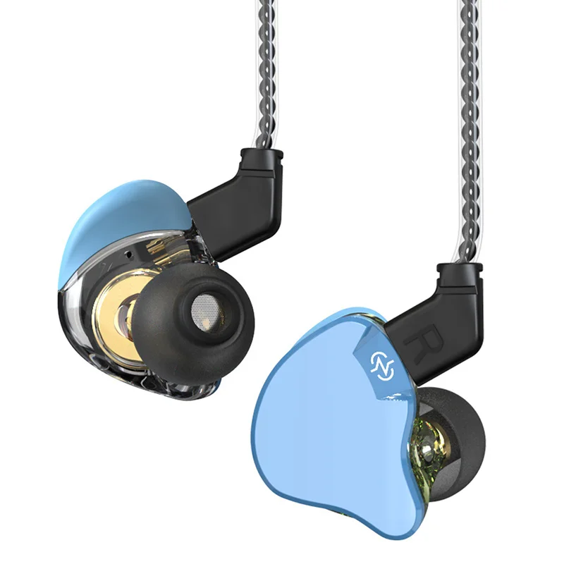 Gadgetoo Ccz Emerald Hifi Earphones 10Mm 1 Dd Unit+Ccz Customized Ba Wired Headphones In Ear Monitors Headset Earbud Hifi Bass Sport