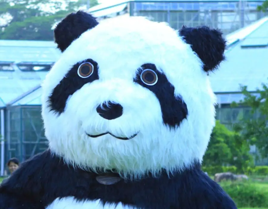 Хэллоуин 2 м/2,6 м/3 м надувной китайский панда Медведь талисман костюм костюмы реклама Косплей Вечерние игры Drsss взрослых Санта платье