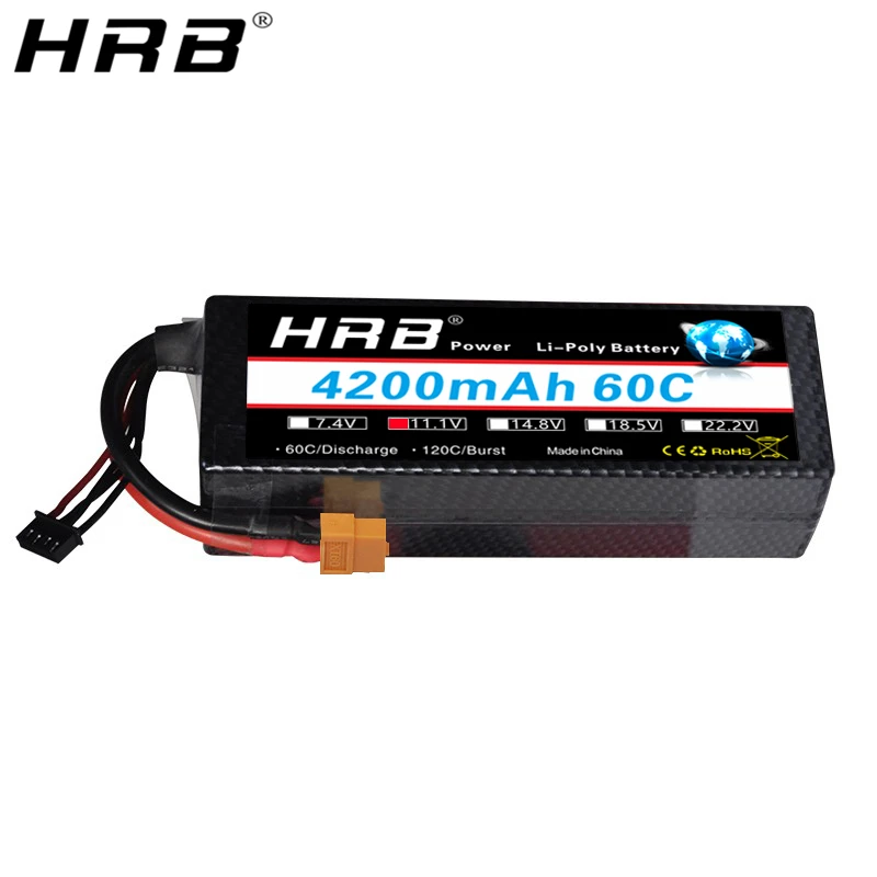 HRB 4200mAh 3S 11 1 V Lipo батарея 60C T Deans XT60 EC5 XT90 TRX Жесткий Чехол для Traxxas Car Airplanes Boat RC