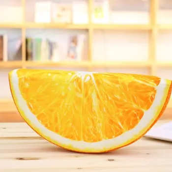 

Hot Semicircle 3D Fruit Cushion Simulation Plush Fruit Pad Removable Soft Throw Pillow Chair Sofa Floor Mat Office Home Decorati