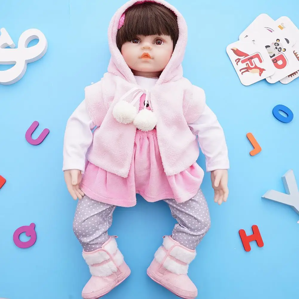 48 см 60 см Bebe кукла Rebirth Baby Doll ручной работы силиконовый восхитительный Reborn Малыш Bonecas девочка детская игрушка Коллекция молодых людей