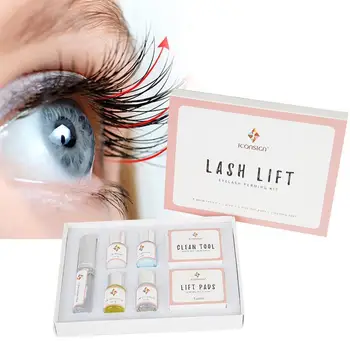 

DropshippingEyelash Curly Perm Kit Professional Keratin Cold Burn Suit Curling Fixation Agent Safe Eye Lashes Lasting Curl Tool