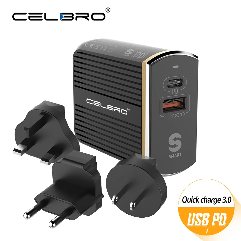 Зарядное устройство USB PD Quick Charge 3 0 Type C настенное зарядное 5 В/3A для Google Pixel 2 XL Nexus 5X 6P