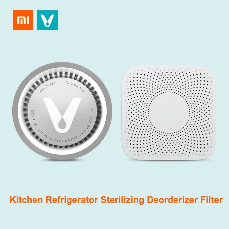 Xiaomi mijia home viomi дезодорирующий фильтр очистка кухонного холодильника стерилизация