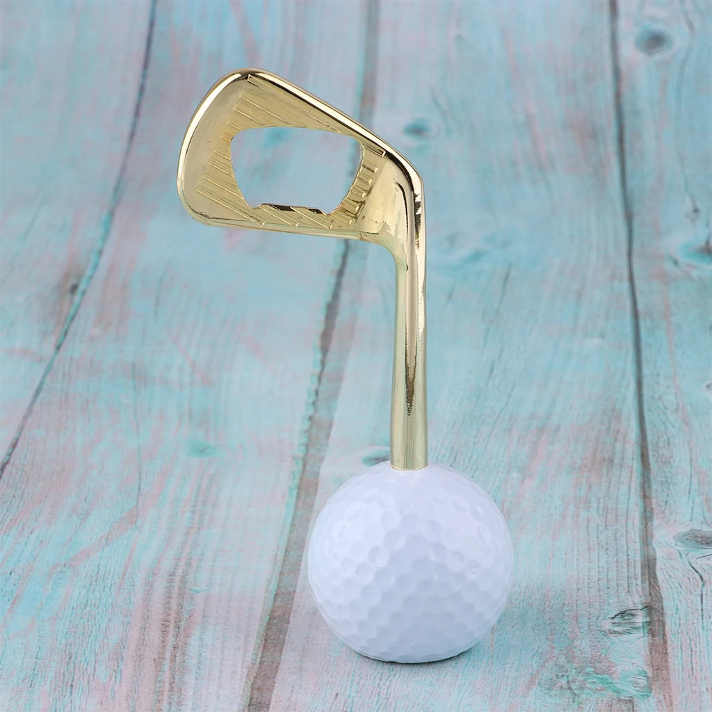 Creative Golf Ball Bottle Opener Zinc Alloy Beer Cap Puller Openers Golf Training Aids